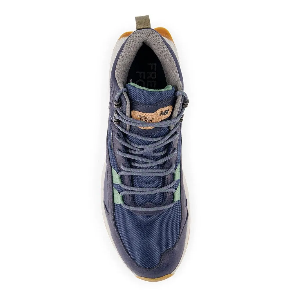 New Balance Men's Hierro Mid Trail Runners- Natural Indigo