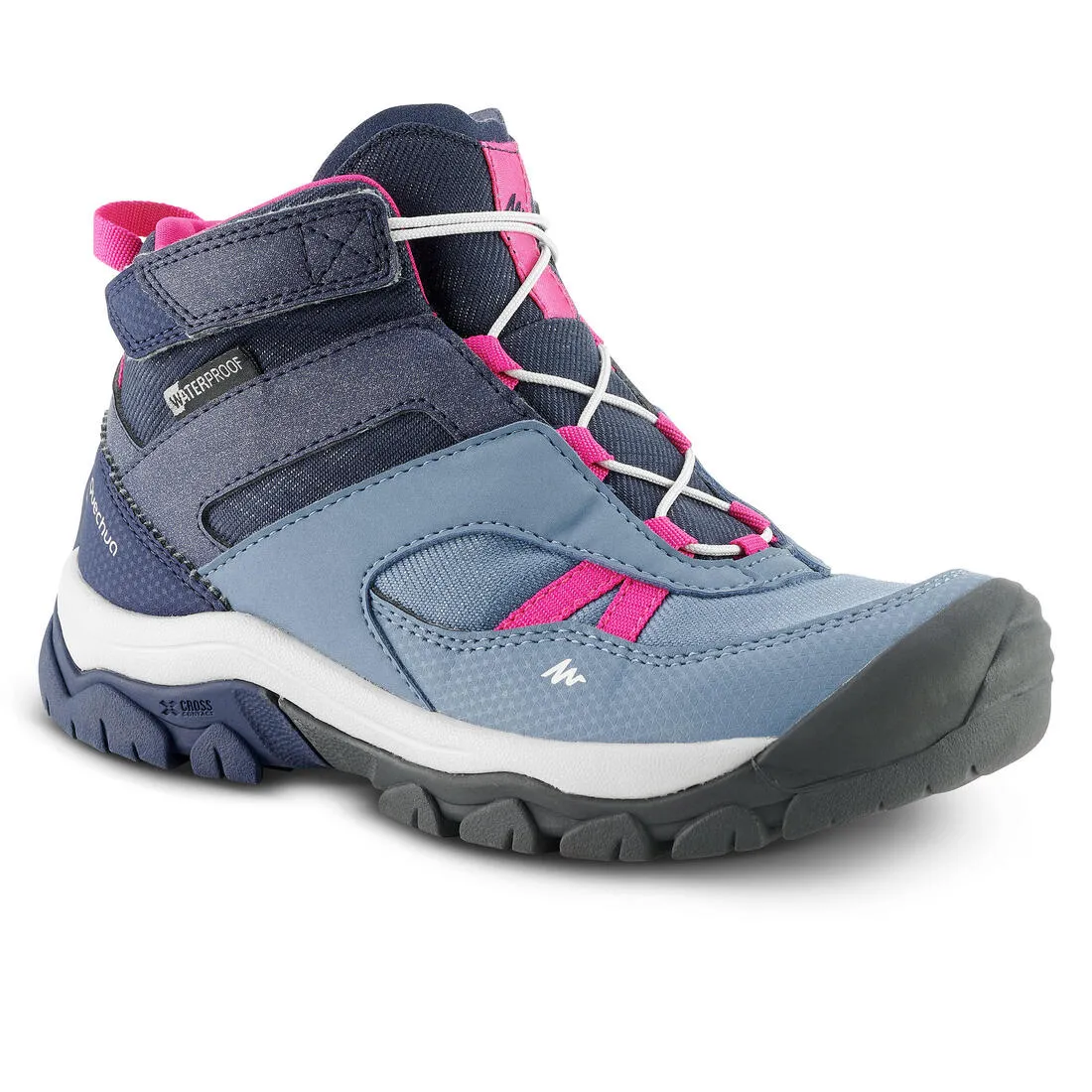Quechua Kid's Boots - Mid - Waterproof - Grey