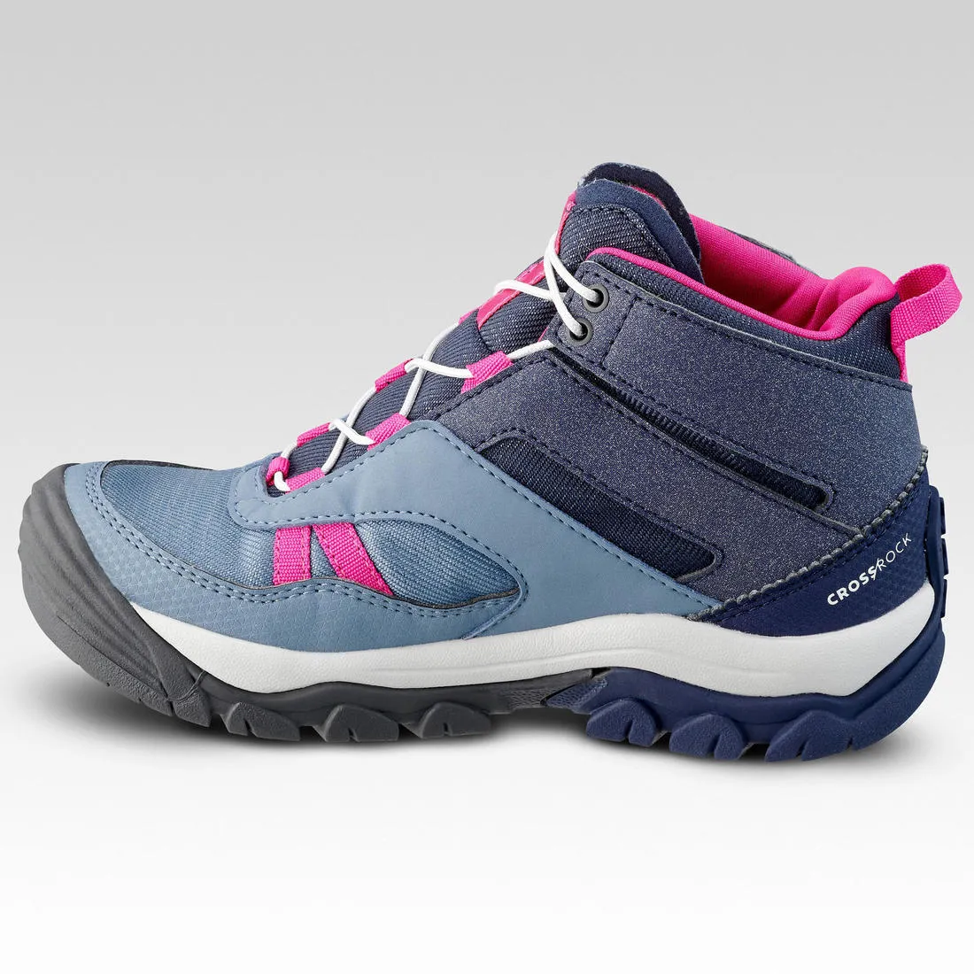 Quechua Kid's Boots - Mid - Waterproof - Grey