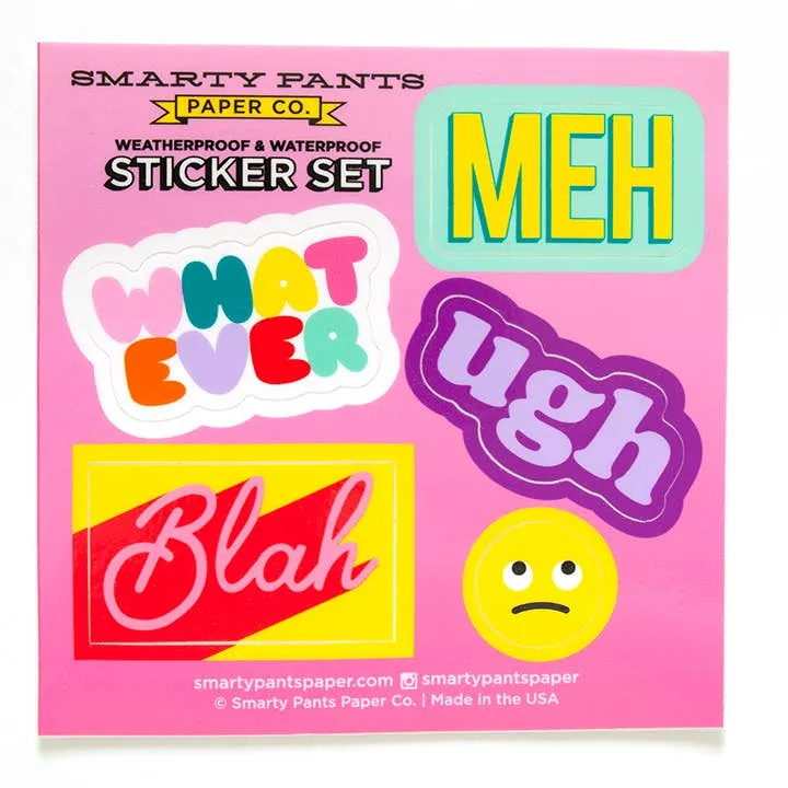 Whatever Sticker Sheet (Smarty Pants Paper)